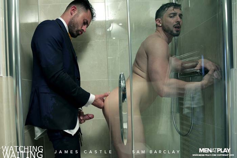 MenatPlay suited muscle hunk James Castle hot muscled dude Sam Barclay naked men hardcore ass fucking cum shower suits huge cock 001 gay porn video porno nude movies pics porn star sex photo - Suited muscle hunk James Castle and Sam Barclay hardcore ass fucking in the shower