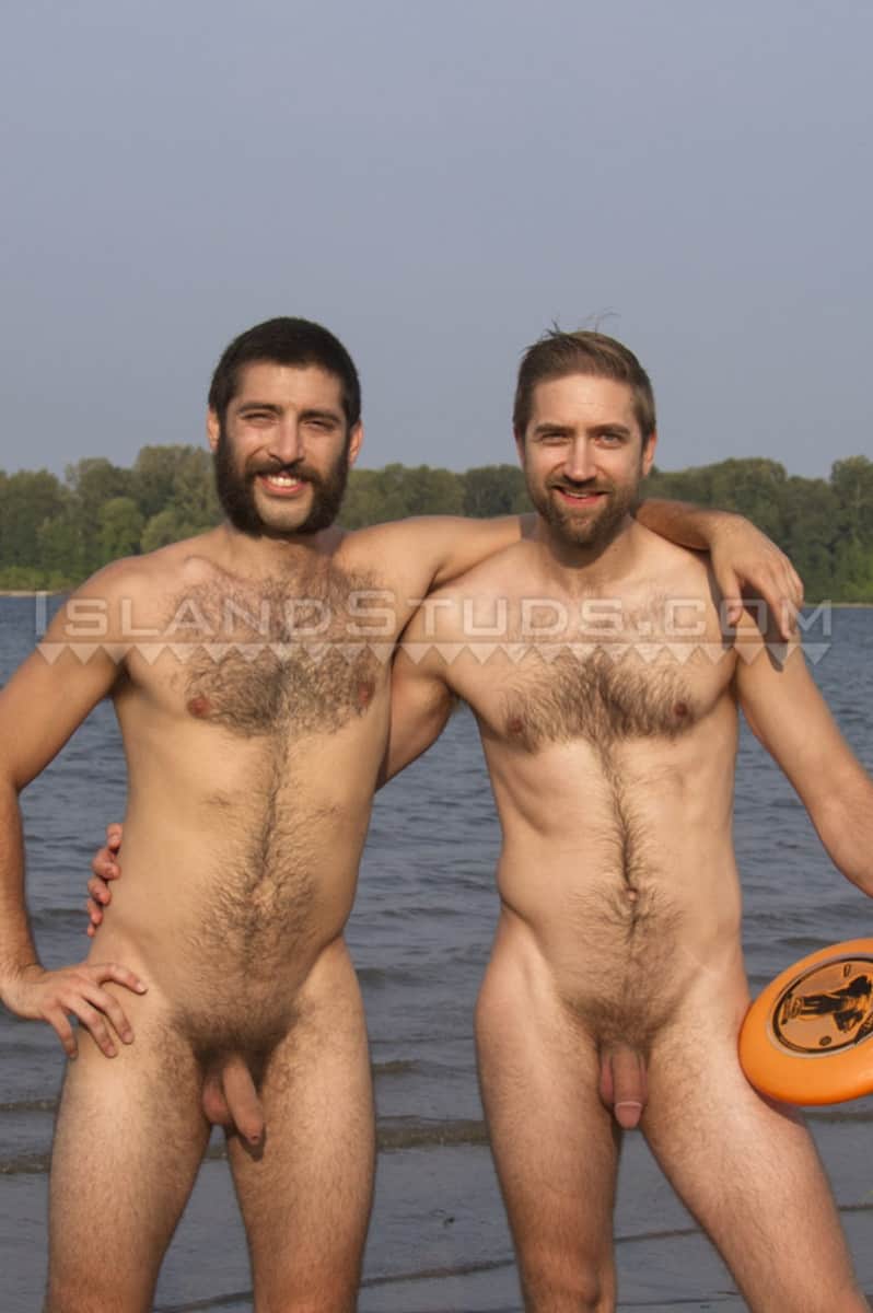 Bearded totally hairy outdoor Oregon jocks uncut Andre and furry cock Mark  in hot duo action â€“ Men In Gay Porn