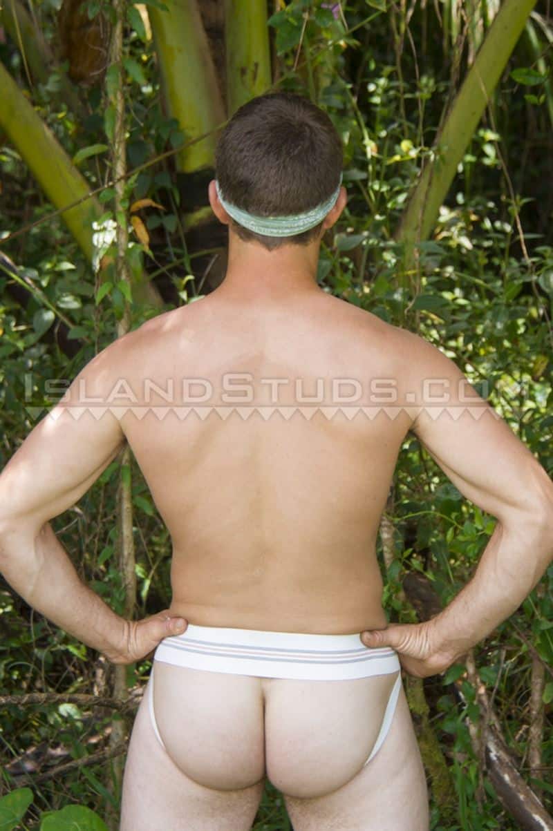Island Studs Derek strips naked stroking big 8 inch straight man dick showing hairy crotch 003 gay porn pics - Island Studs Derek strips naked stroking big 8 inch straight man dick showing off his hairy crotch